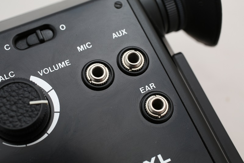 Mic and auxillary inputs, plus a headphone output. Most DSLRs didn't get features like that until 2012.